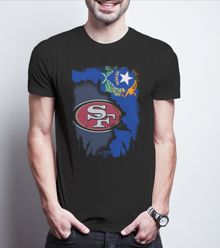 Nevada State With San Francisco 49ers T-Shirt