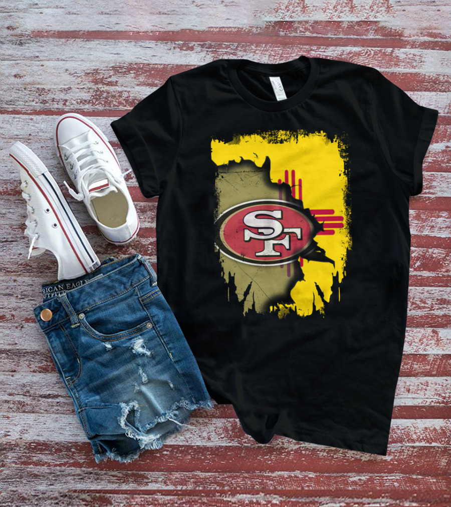 San Francisco 49ers New Mexico Zia Symbol Unity T-Shirt