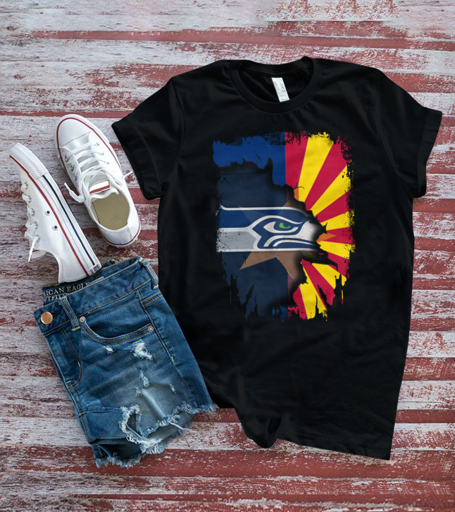 Seahawks Meets Arizona Fusion T-Shirt