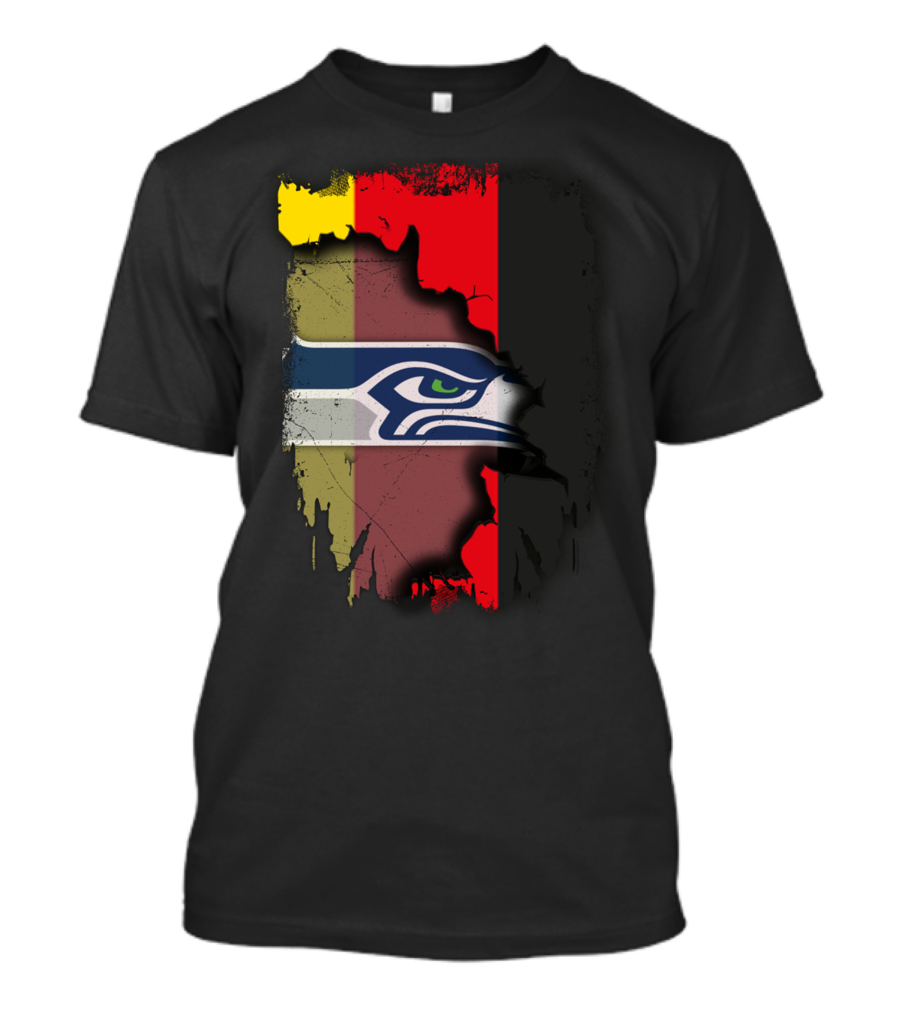 Germany Flag Seahawks Fusion T-Shirt