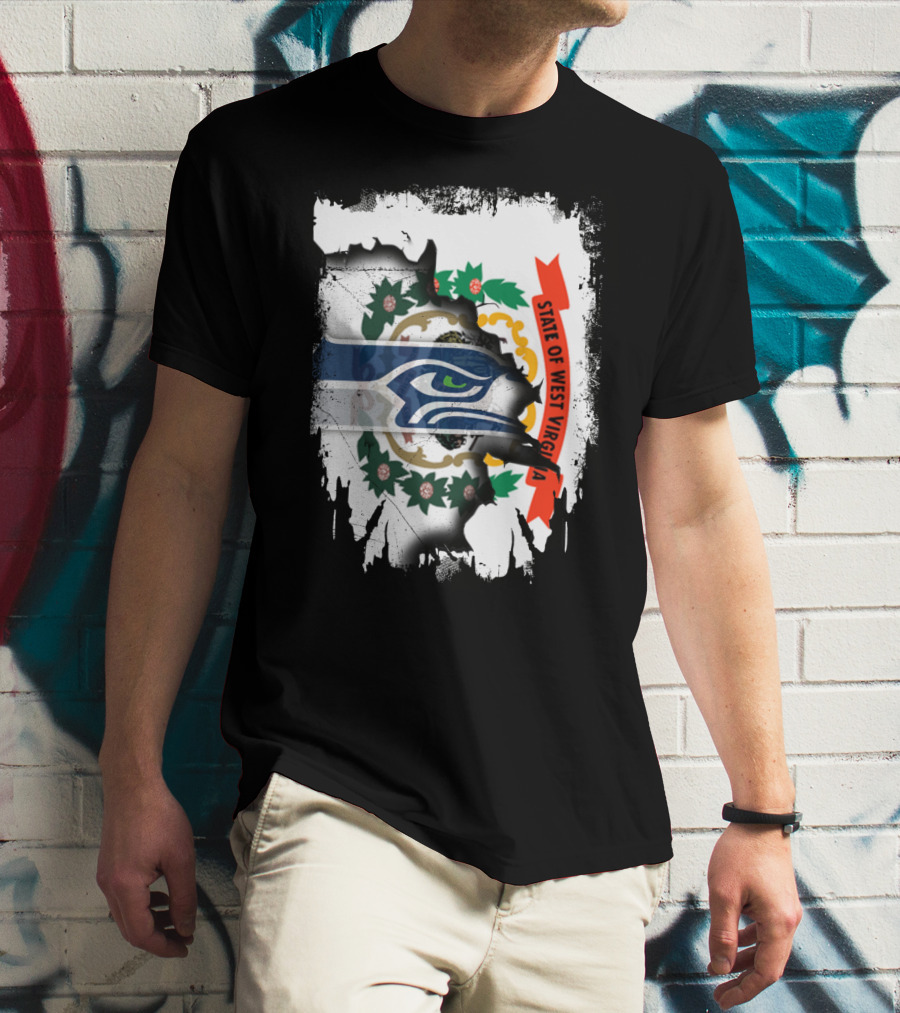 West Virginia Heritage Meets Seahawks Passion T-Shirt