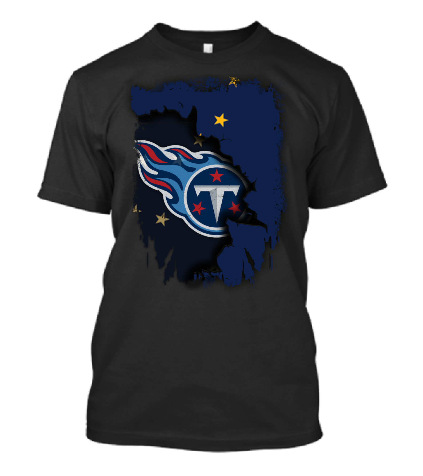 Alaska Titans Map And Stars T-Shirt