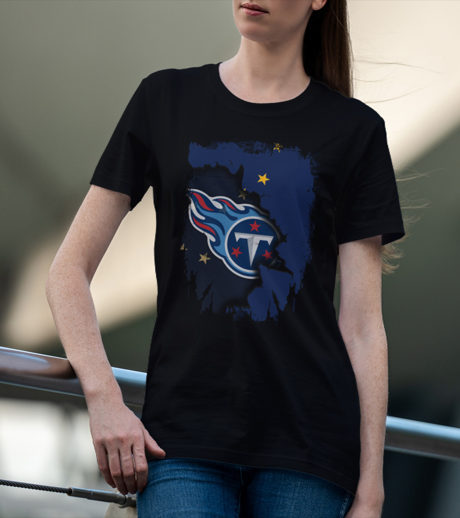 Alaska Titans Map And Stars T-Shirt