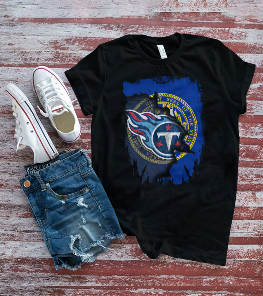 Together Nebraska With Titans State Seal Fusion T-Shirt