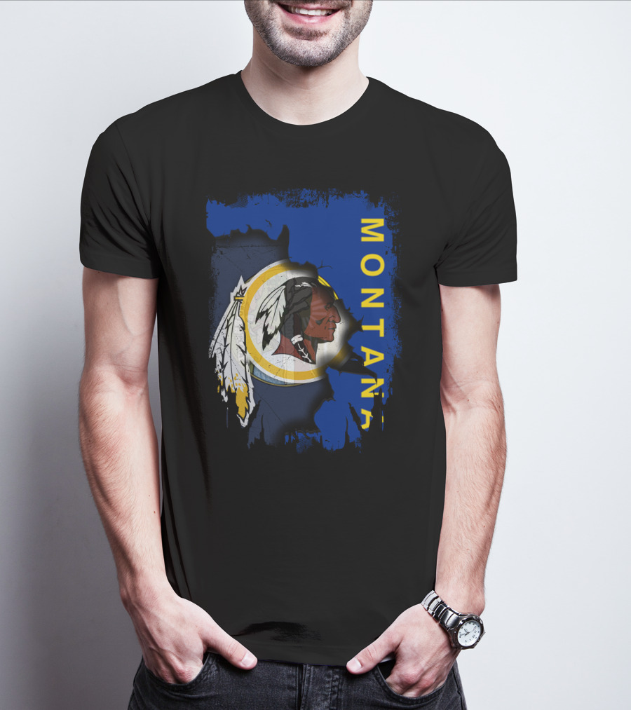 Montana And Redskins United T-Shirt
