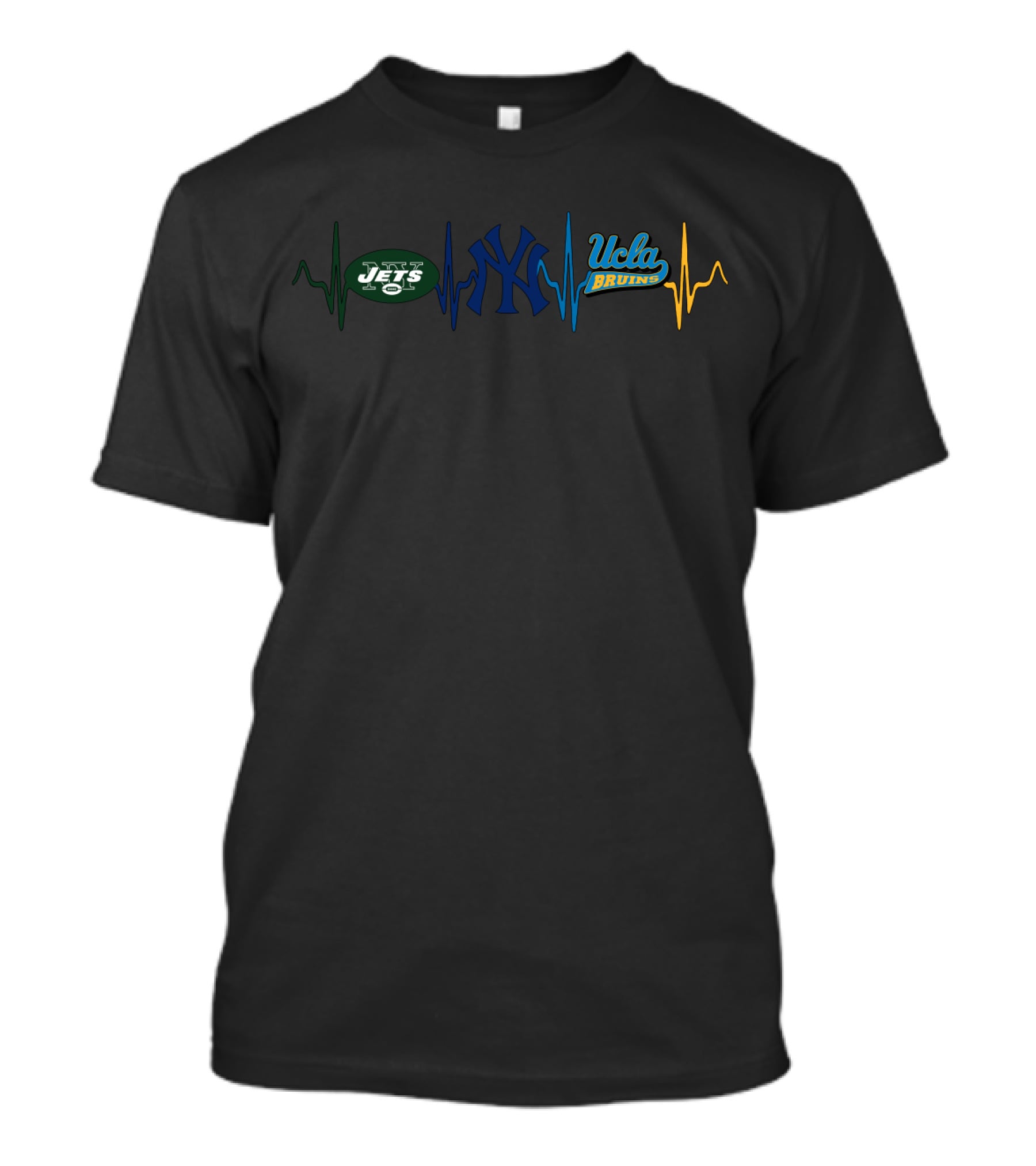 Love New York Jets Yankees Ucla Bruins T-Shirt