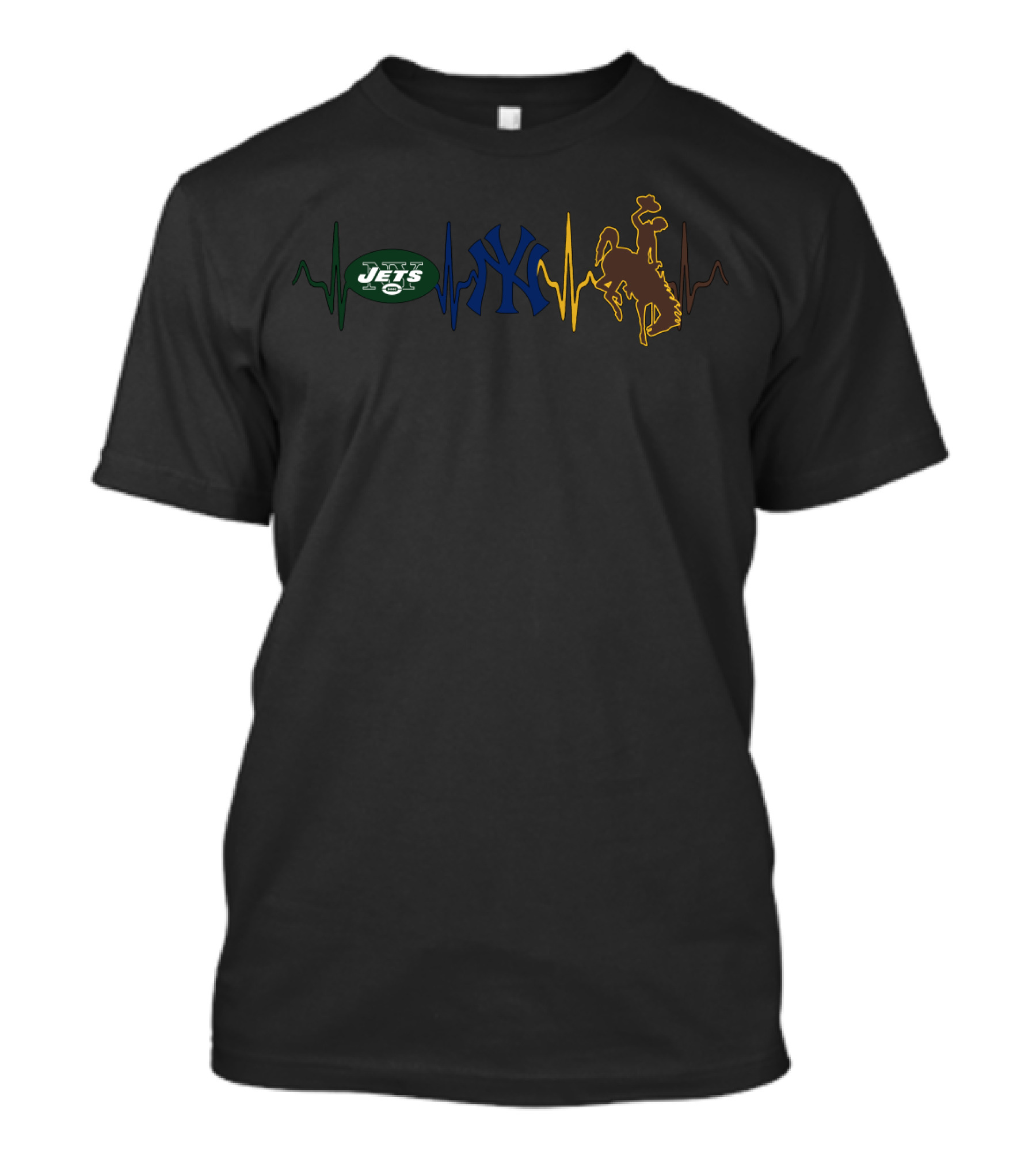 Love Jets Yankees Pulse Cowboy T-Shirt