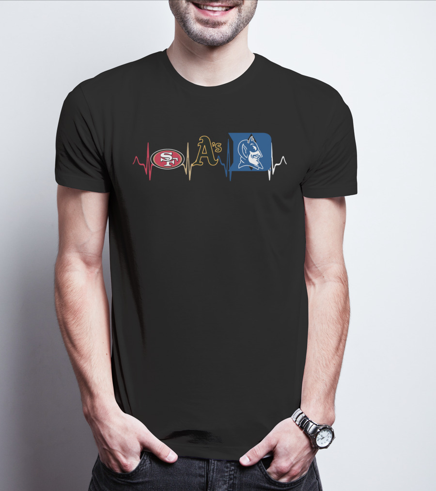 49ers Athletics Duke Heartbeat T-Shirt