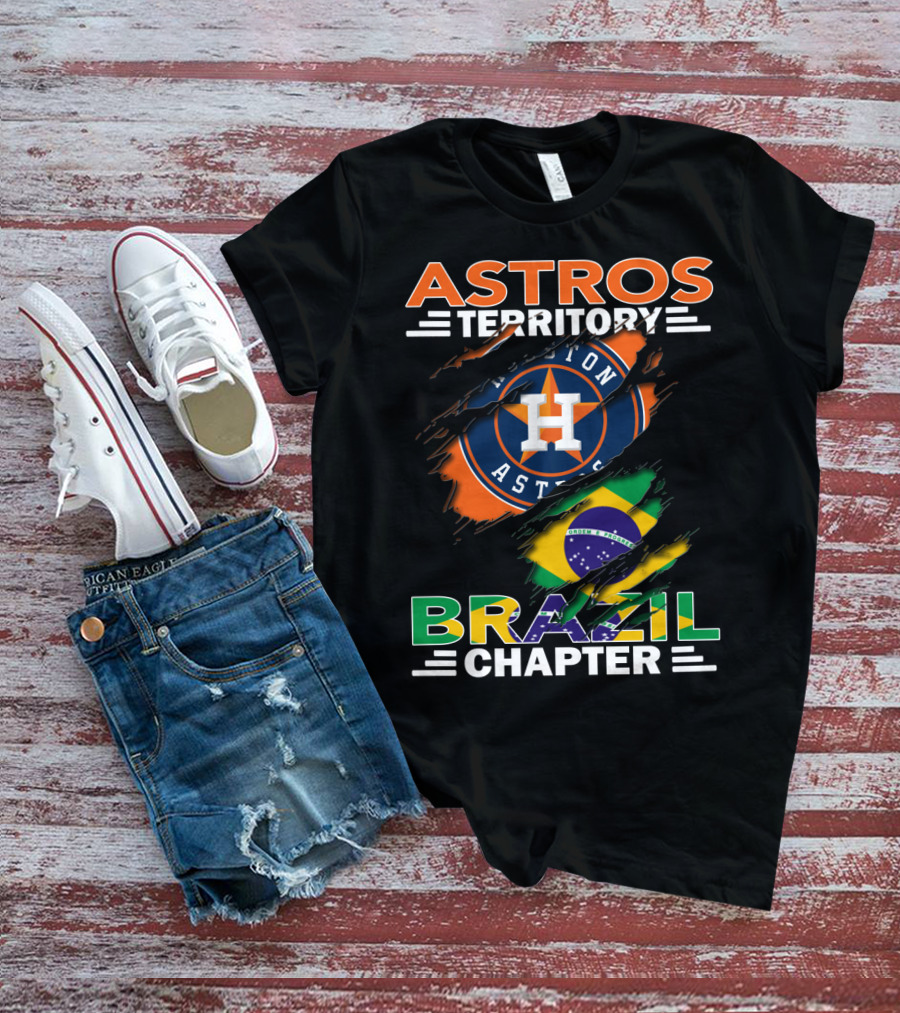 Houston Astros Territory Brazil Chapter Fan T-Shirt