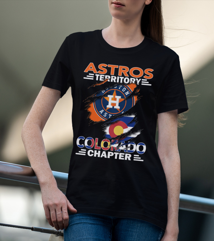 Astros Territory Houston Astros Colorado Chapter T-Shirt
