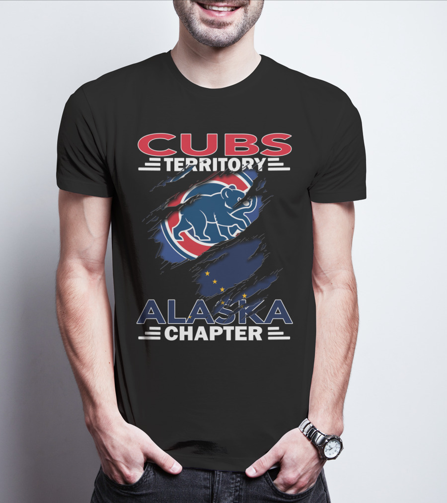 Cubs Territory Alaska Chapter Flag Bear T-Shirt