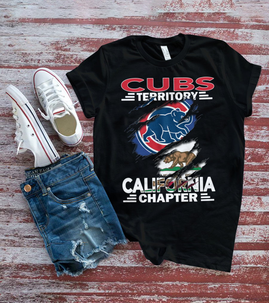 Cubs Territory California Chapter Bear Flag T-Shirt