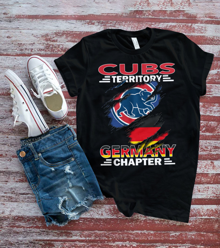 Cubs Territory Germany Chapter Flag And Bear Emblem T-Shirt