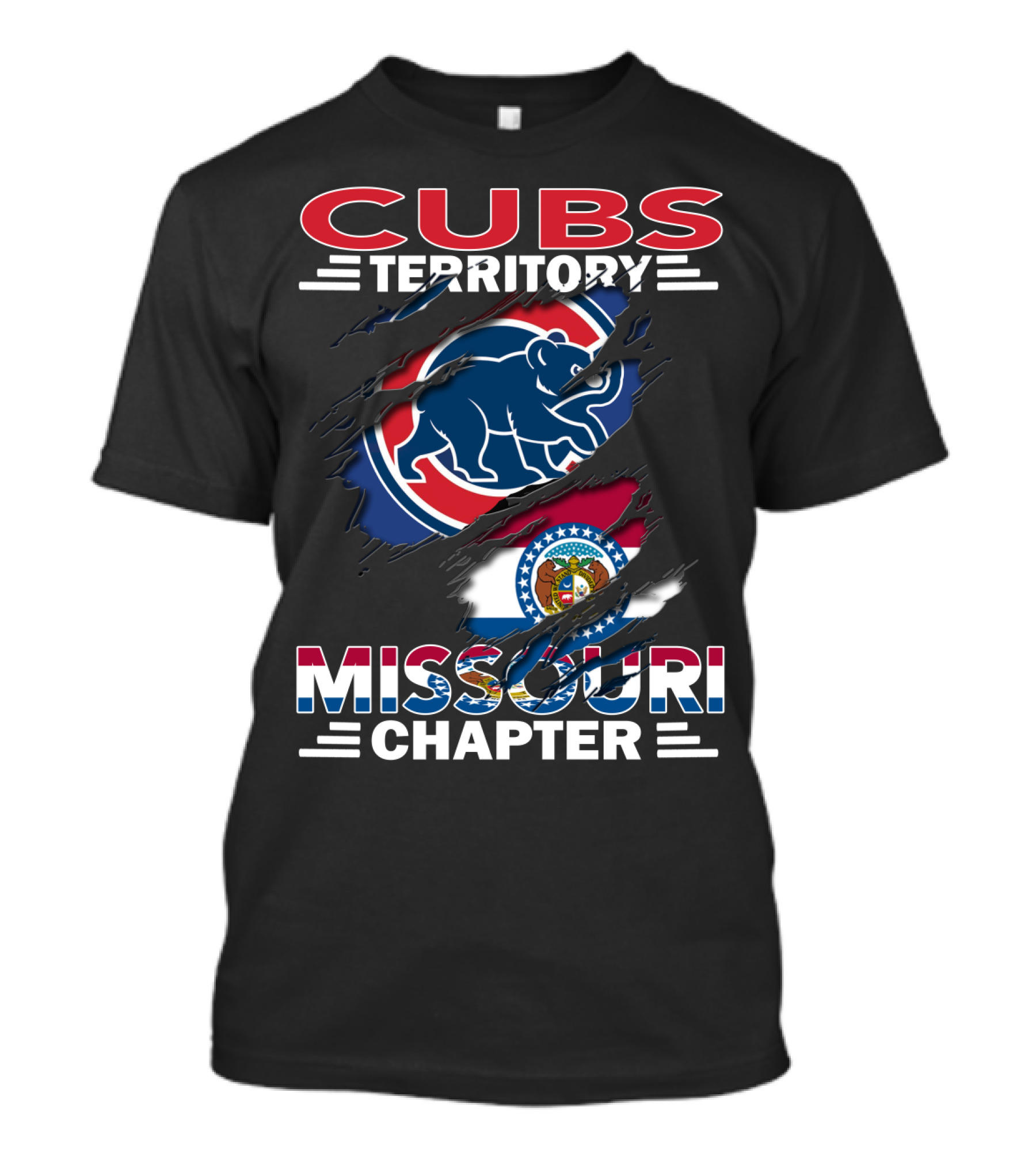 Cubs Territory Missouri Chapter Flag T-Shirt