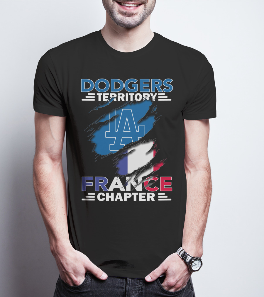 Dodgers Territory LA France Chapter T-Shirt