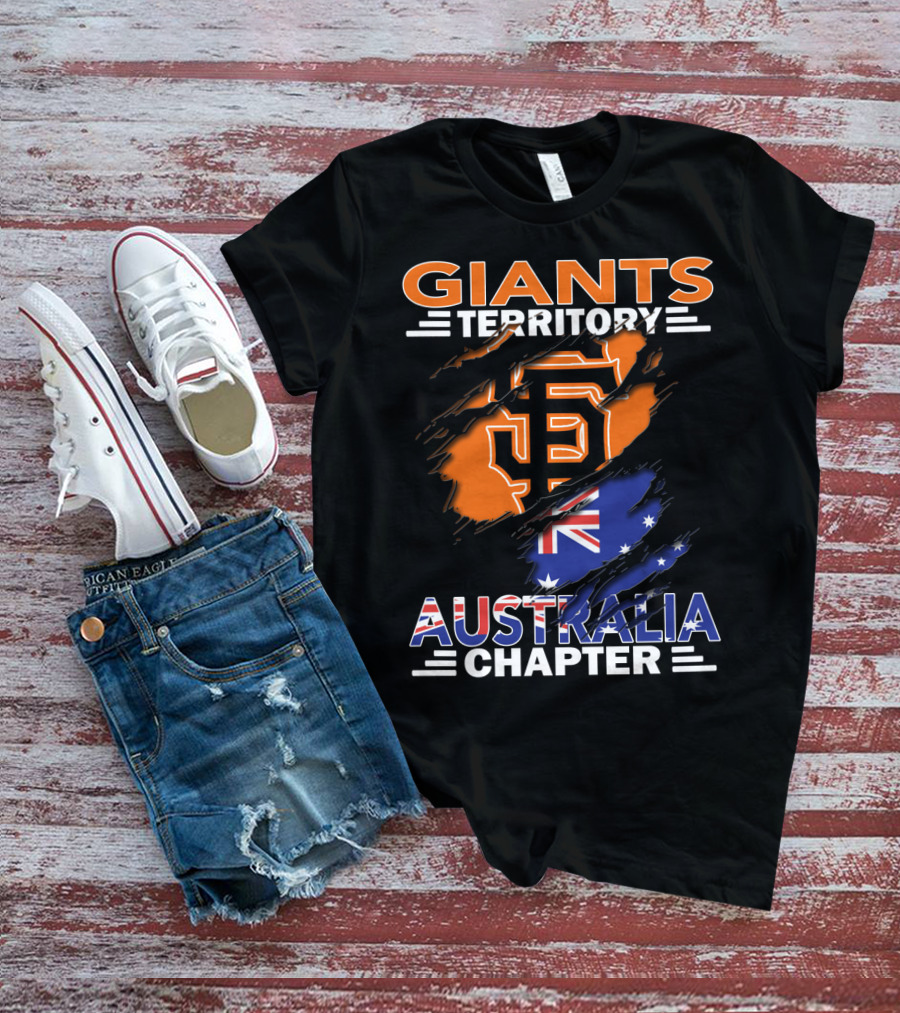 Giants Territory Australia Chapter San Francisco Giants Flag T-Shirt