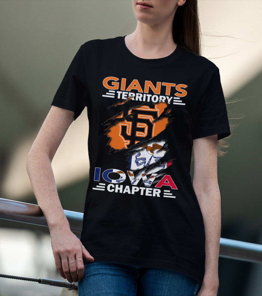 Giants Territory Iowa Chapter San Francisco Giants Fan Group Baseball Community T-Shirt