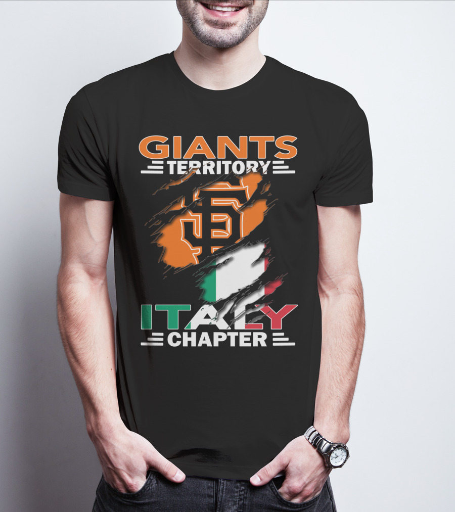 Giants Territory Sf Logo Italy Chapter T-Shirt