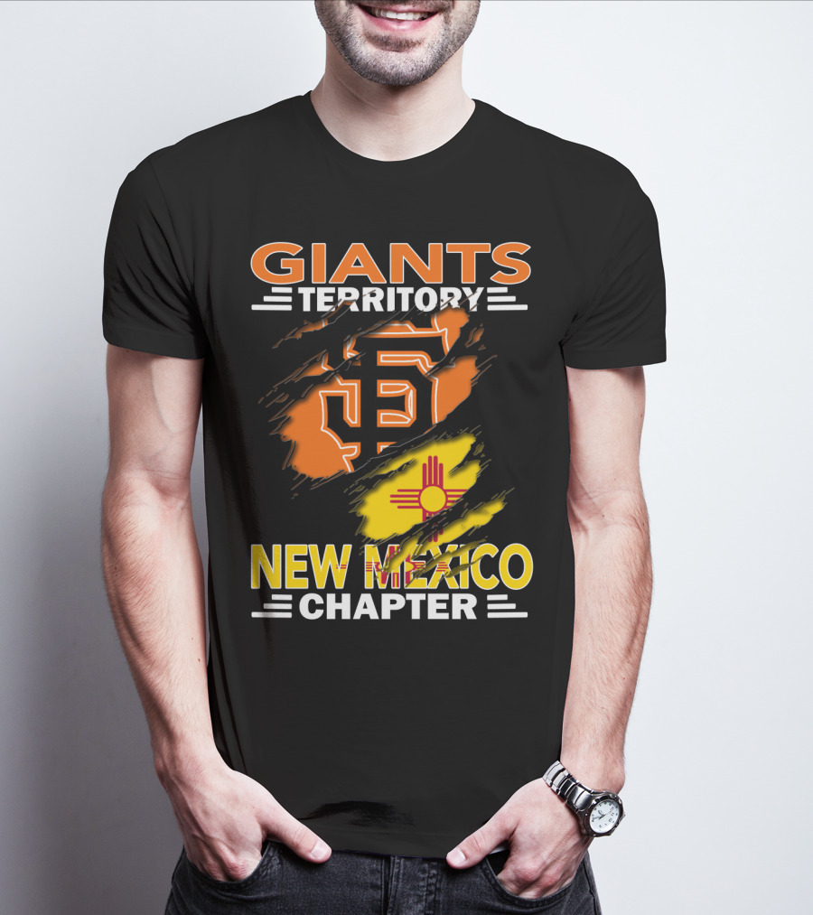 Giants Territory New Mexico Chapter Sf Logo Zia Symbol T-Shirt