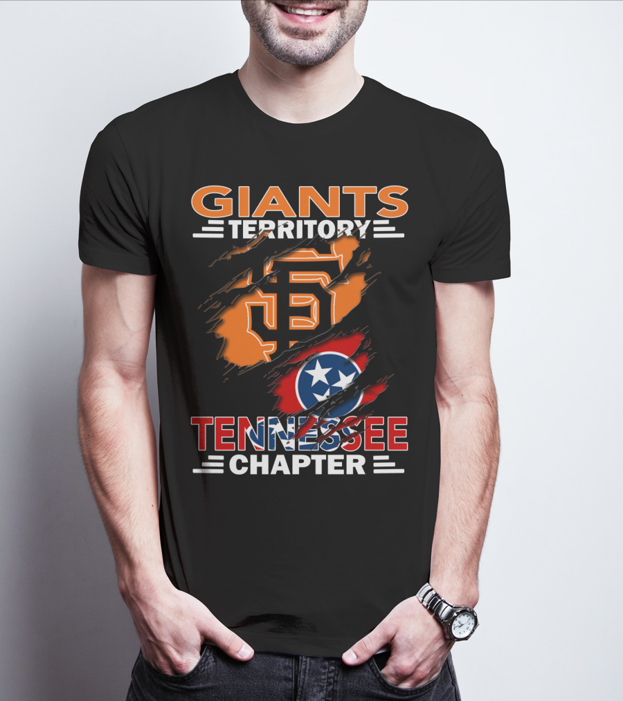 Giants Territory Sf Emblem Tennessee Chapter T-Shirt