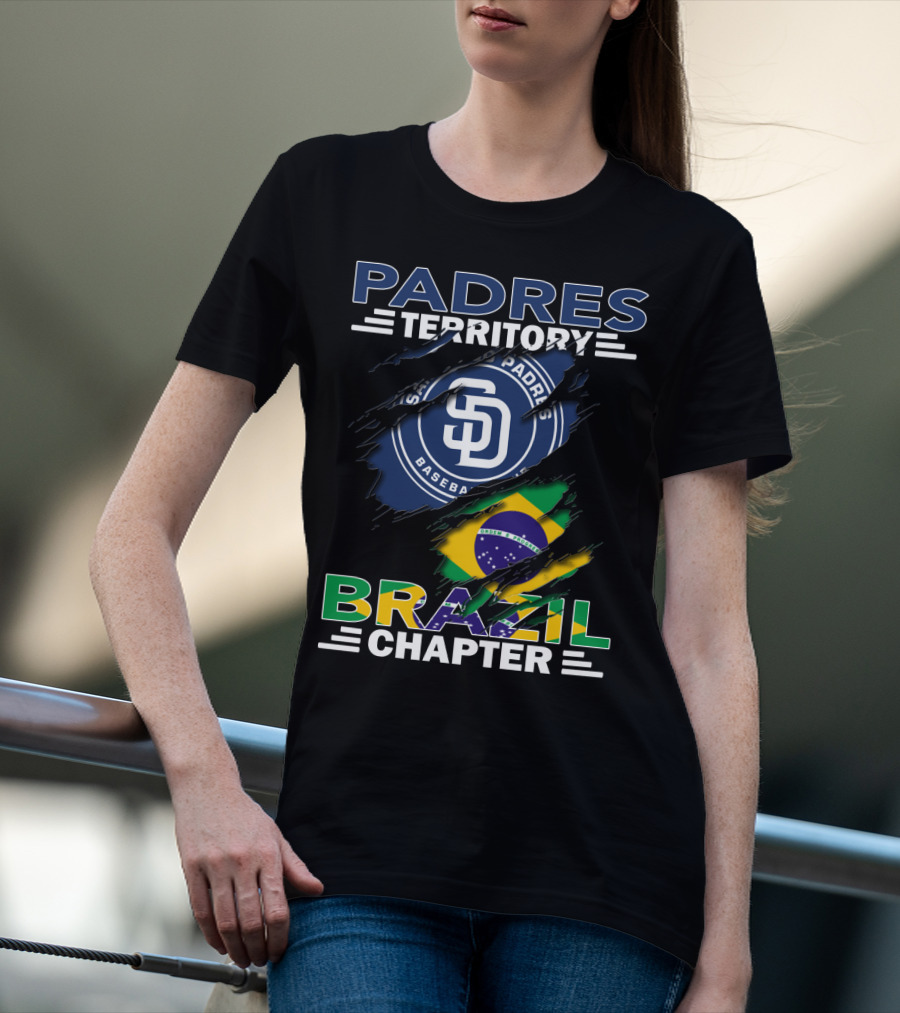 Padres Territory San Diego Baseball Brazil Chapter T-Shirt