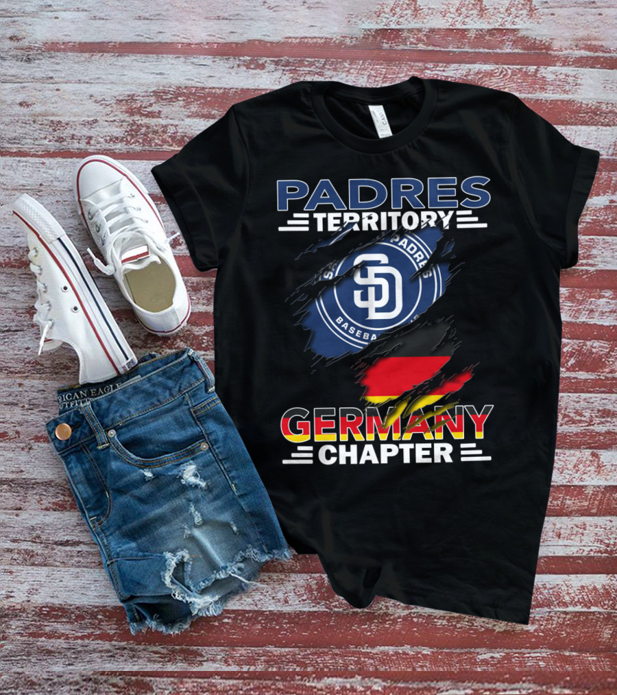 San Diego Padres Baseball Germany Chapter Padres Territory T-Shirt