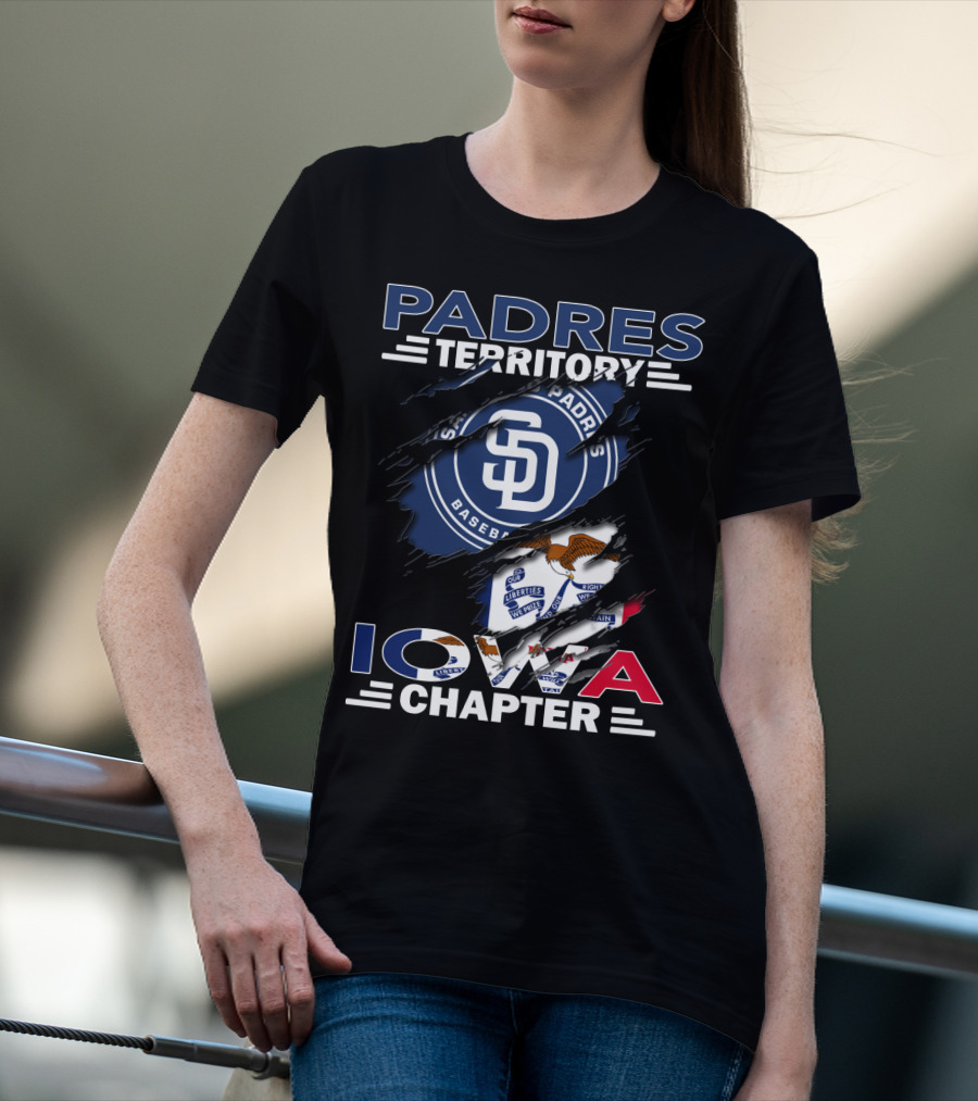 PADRES TERRITORY SAN DIEGO BASEBALL IOWA CHAPTER T-Shirt