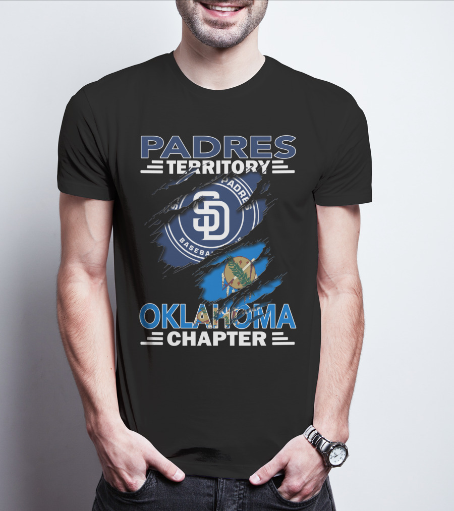 Padres Territory Oklahoma Chapter San Diego Baseball Fans T-Shirt