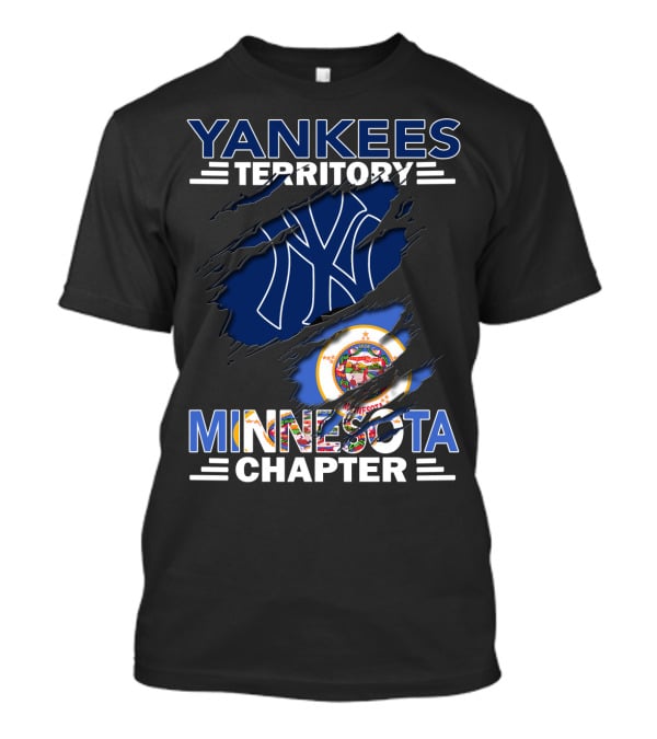 YANKEES TERRITORY MINNESOTA CHAPTER NY LOGO STATE SEAL T-Shirt