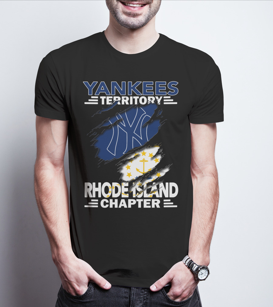 Yankees Territory New York Yankees Logo Rhode Island Chapter T-Shirt