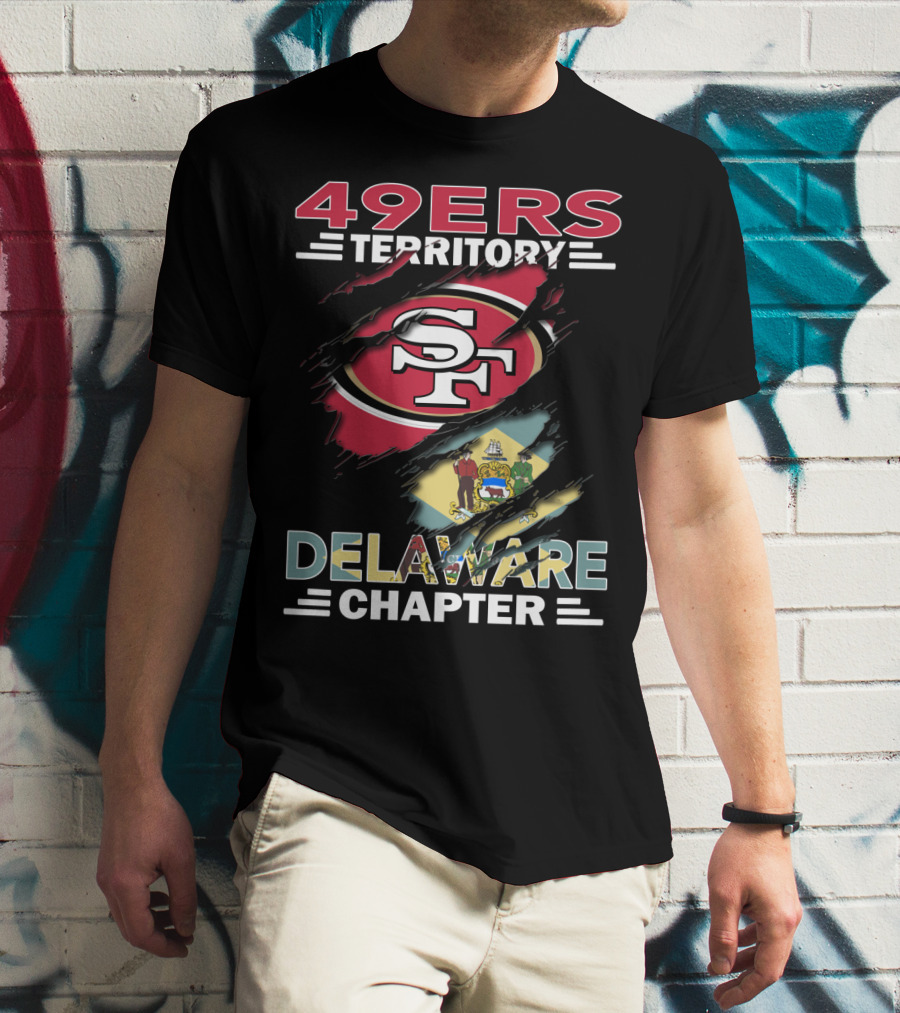 49ers Territory SF Logo Delaware Chapter T-Shirt
