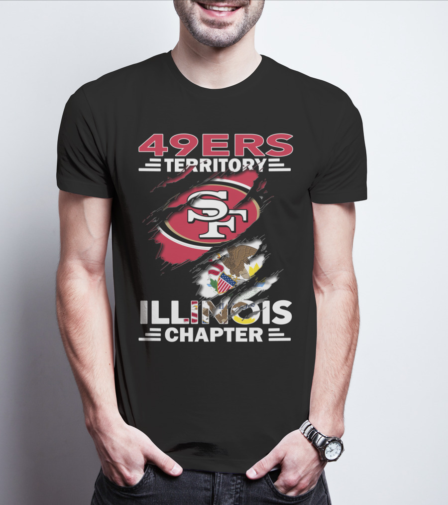 49ers Territory SF Logo Illinois Chapter T-Shirt