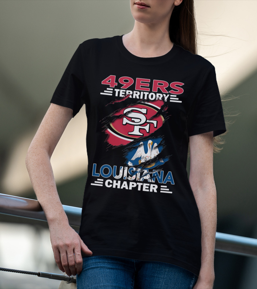 49ers Territory SF Logo Louisiana Chapter T-Shirt