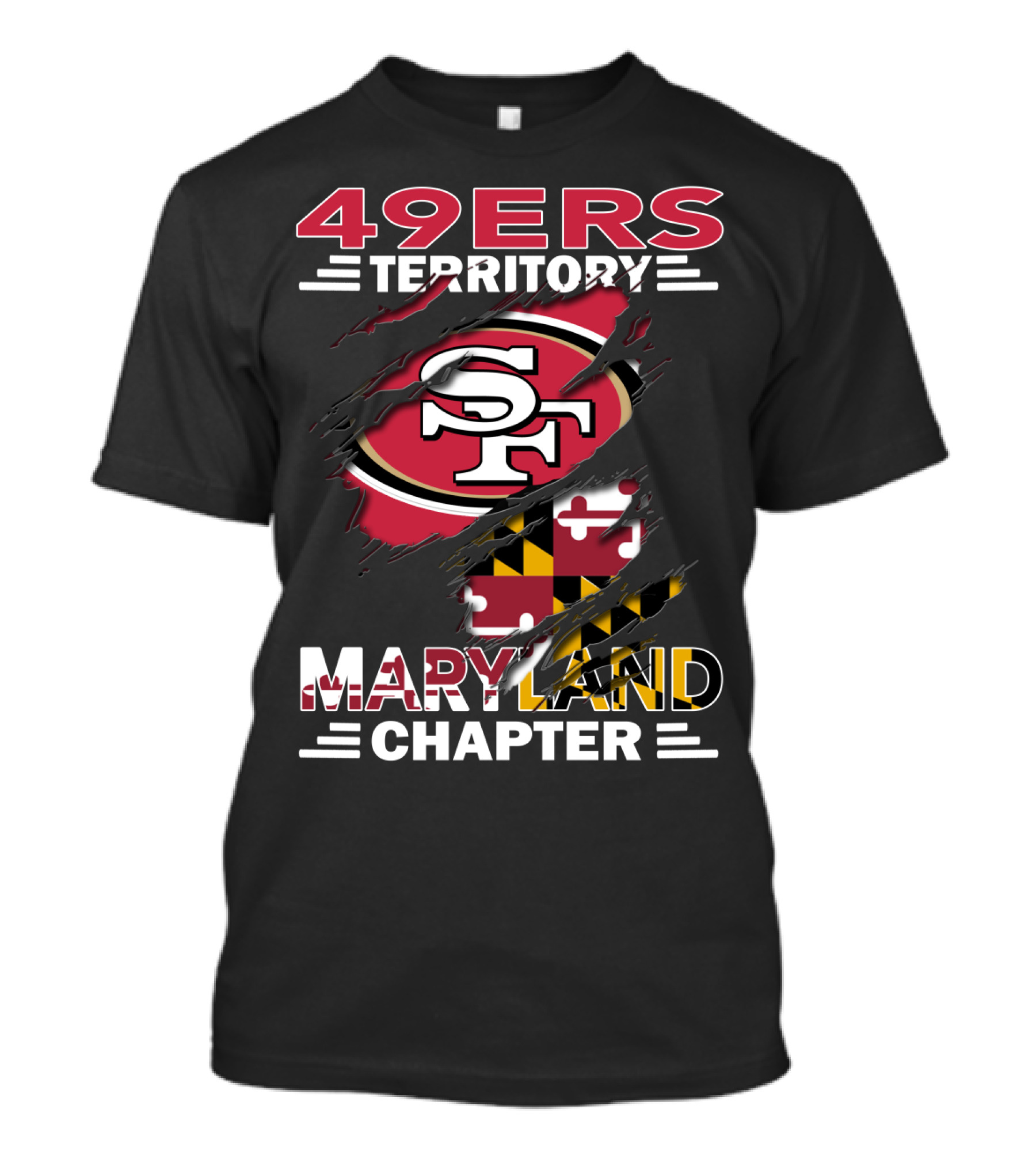 49ers Territory SF Maryland Chapter T-Shirt