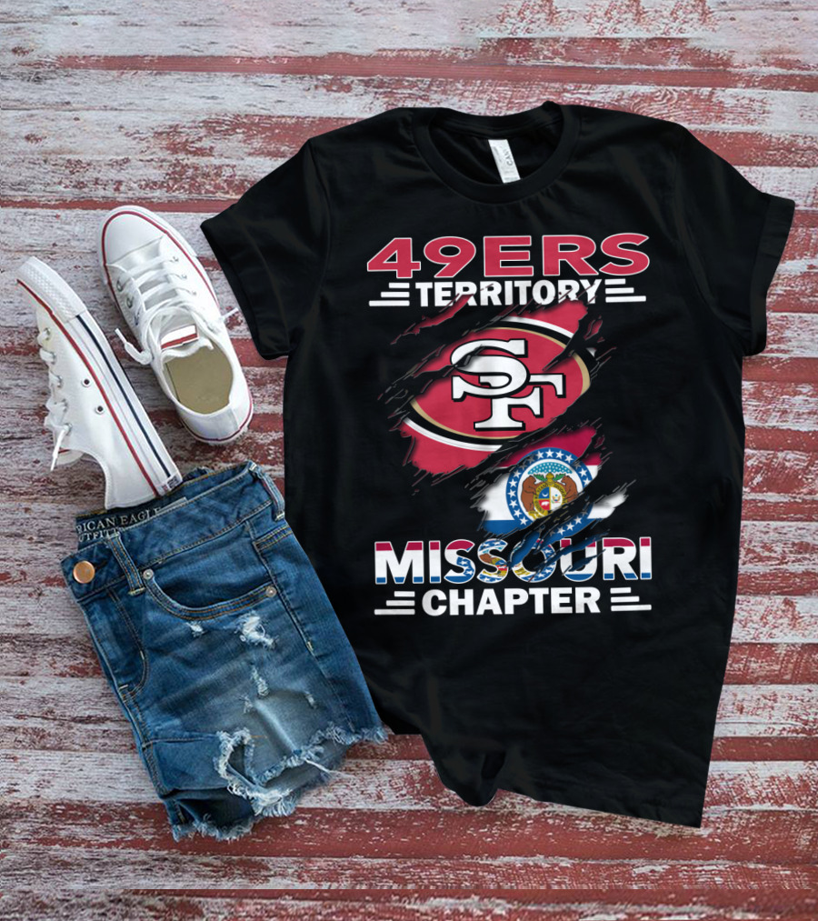 49ers Territory Missouri Chapter SF Logo State Seal T-Shirt