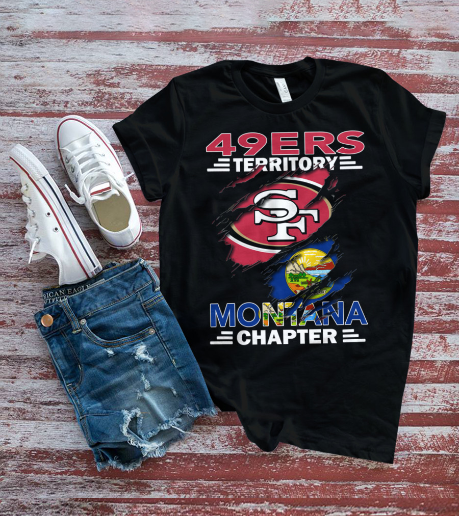 49ers Territory SF Logo Montana Chapter T-Shirt
