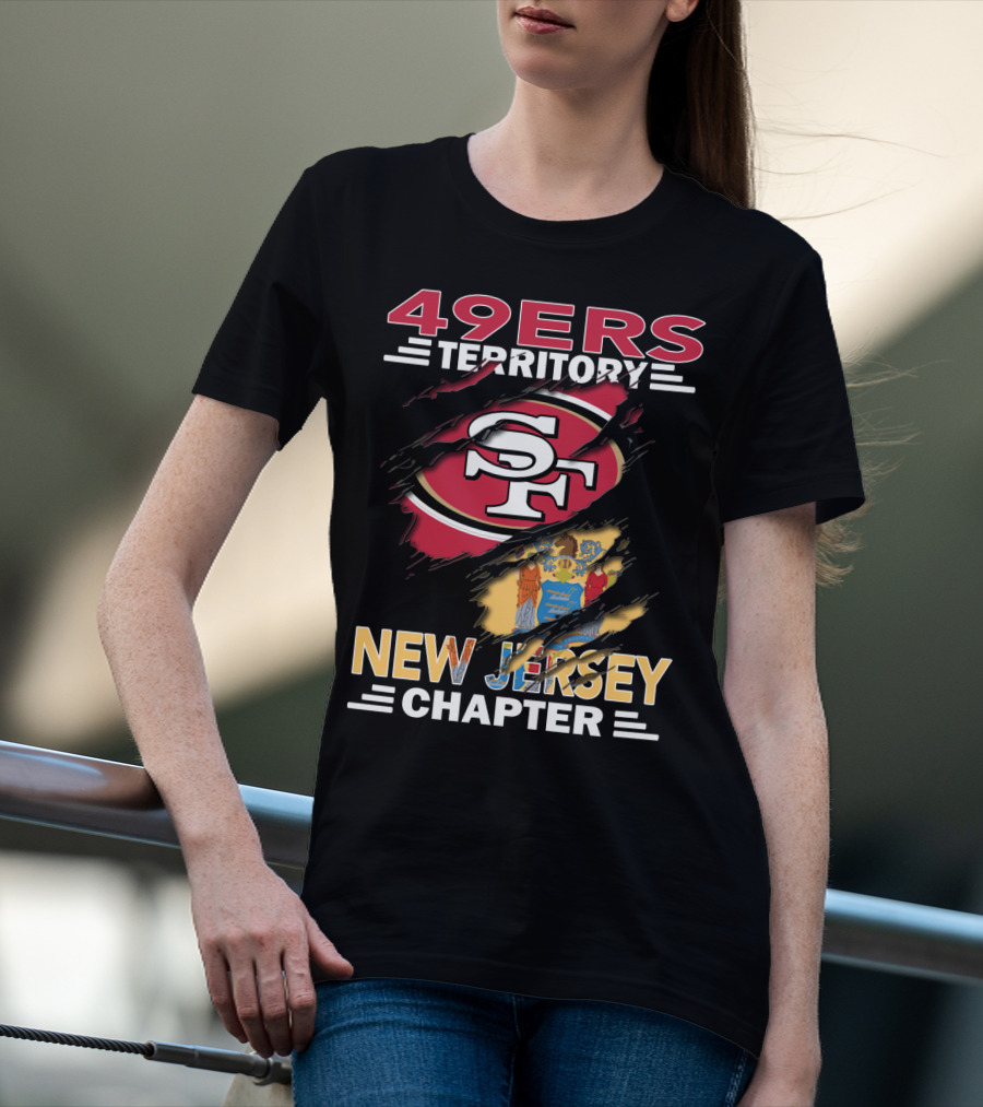 49ers Territory SF Logo New Jersey Chapter T-Shirt