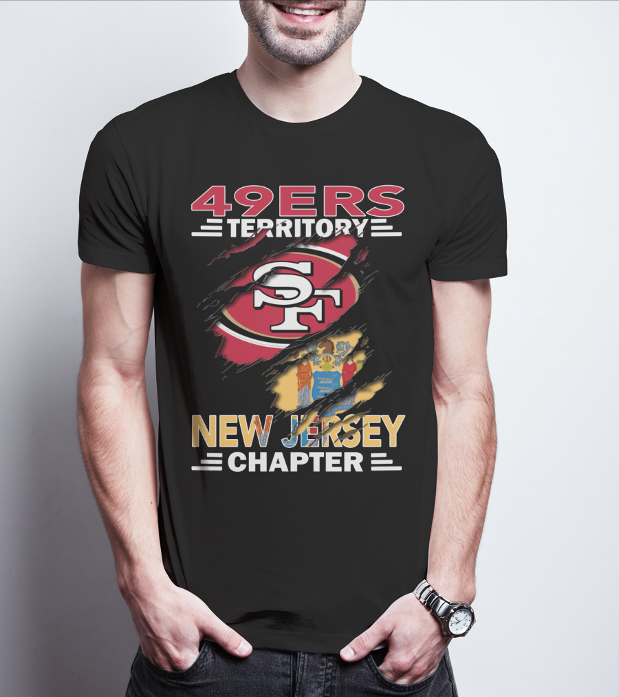 49ers Territory SF Logo New Jersey Chapter T-Shirt