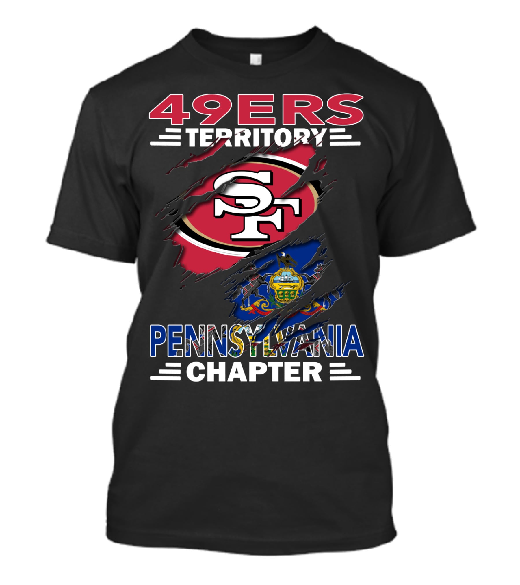 49ers Territory SF Pennsylvania Chapter T-Shirt
