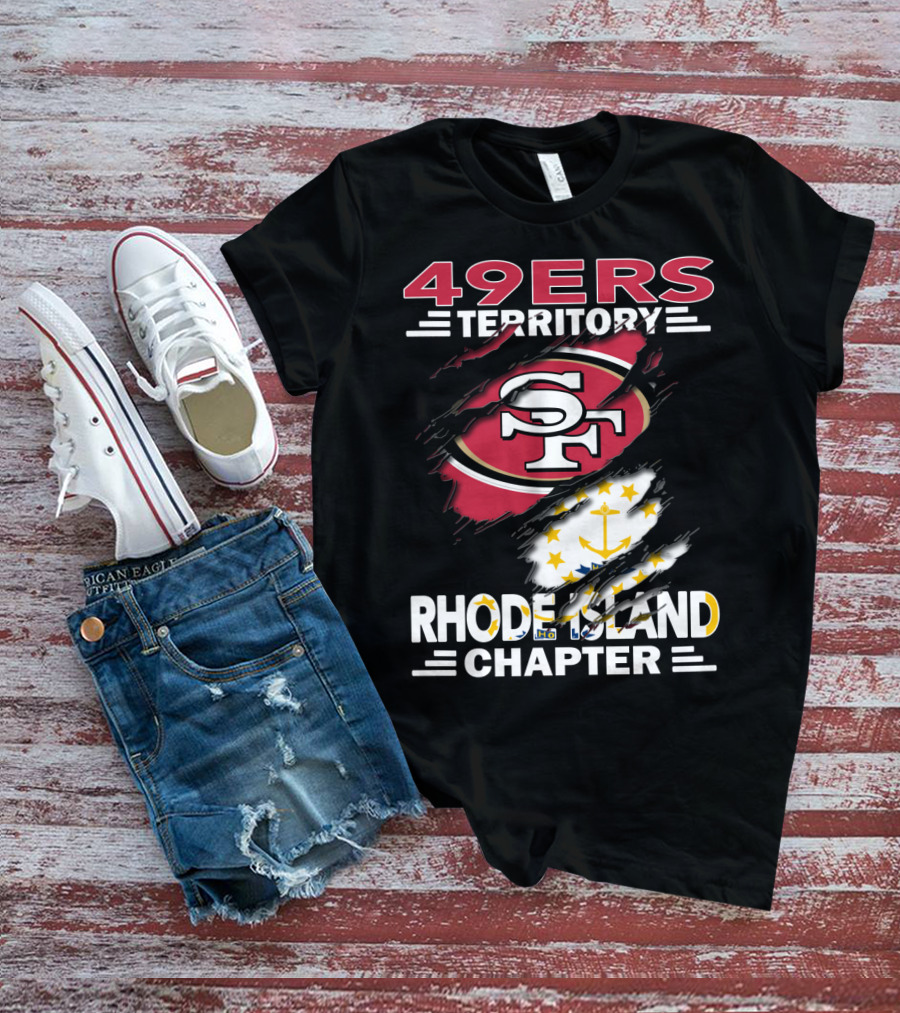 49ers Territory SF Logo Rhode Island Chapter T-Shirt