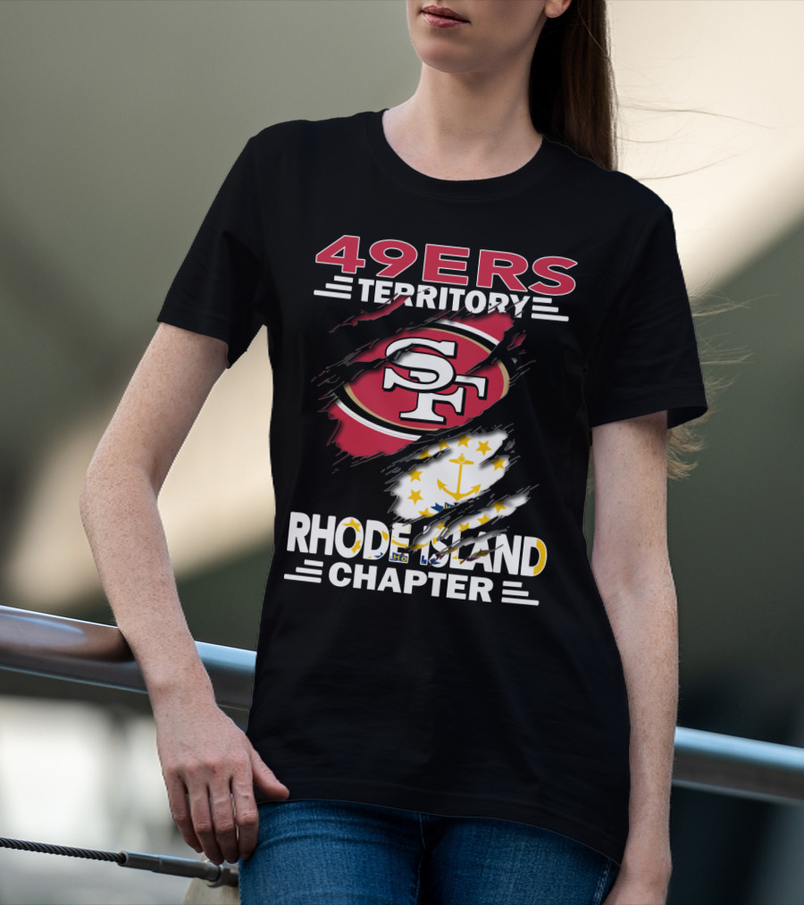 49ers Territory SF Logo Rhode Island Chapter T-Shirt