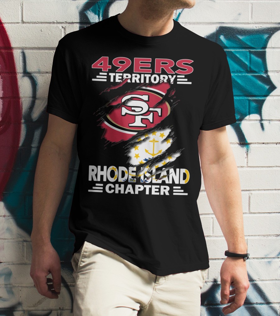 49ers Territory SF Logo Rhode Island Chapter T-Shirt