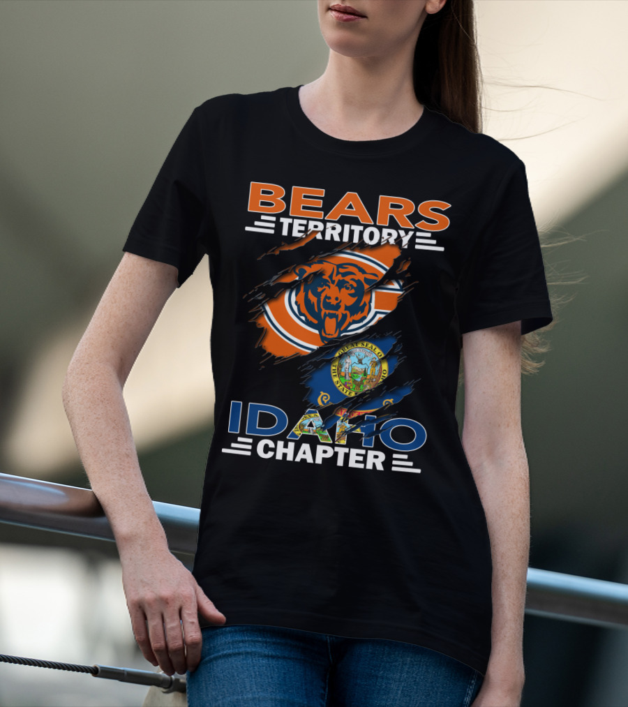 Bears Territory Idaho Chapter Chicago Bears State Seal T-Shirt