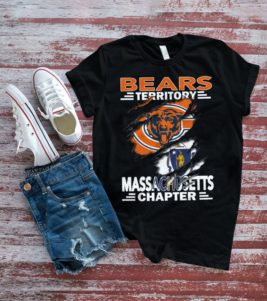 Bears Territory Massachusetts Chapter NFL Fan T-Shirt