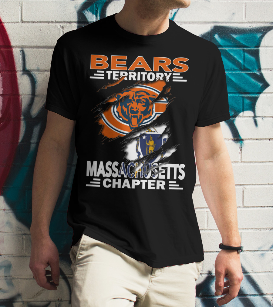 Bears Territory Massachusetts Chapter NFL Fan T-Shirt