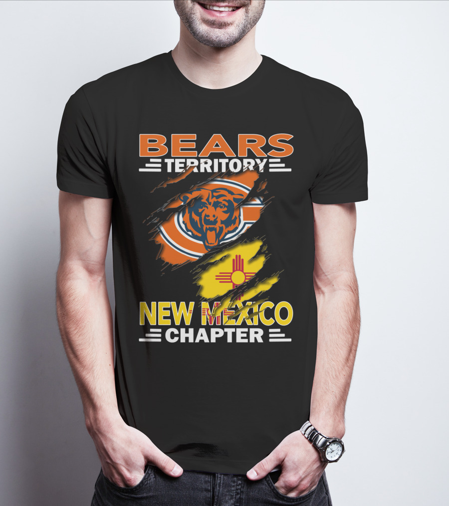 Bears Territory New Mexico Chapter Chicago Bears Logo Zia T-Shirt