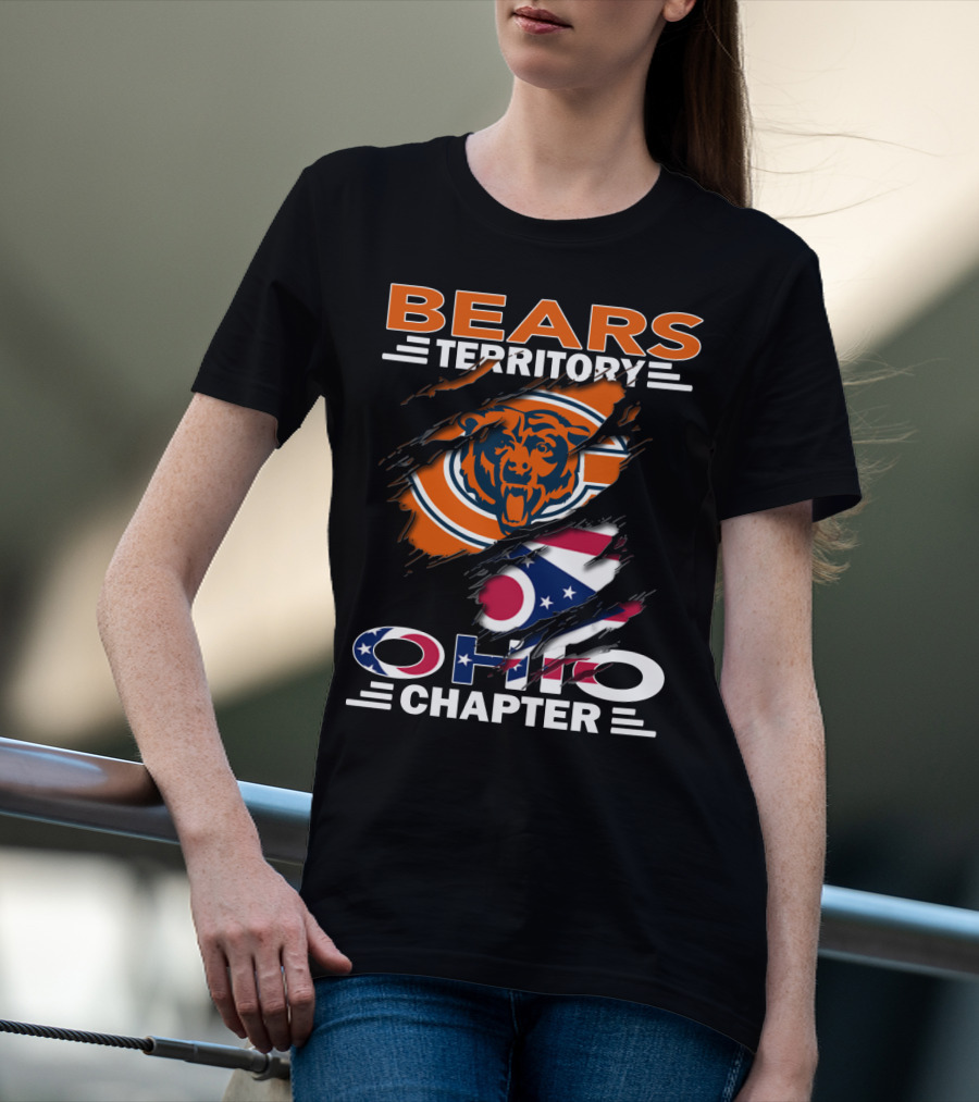 Bears Territory Ohio Chapter Chicago Bears Fans T-Shirt
