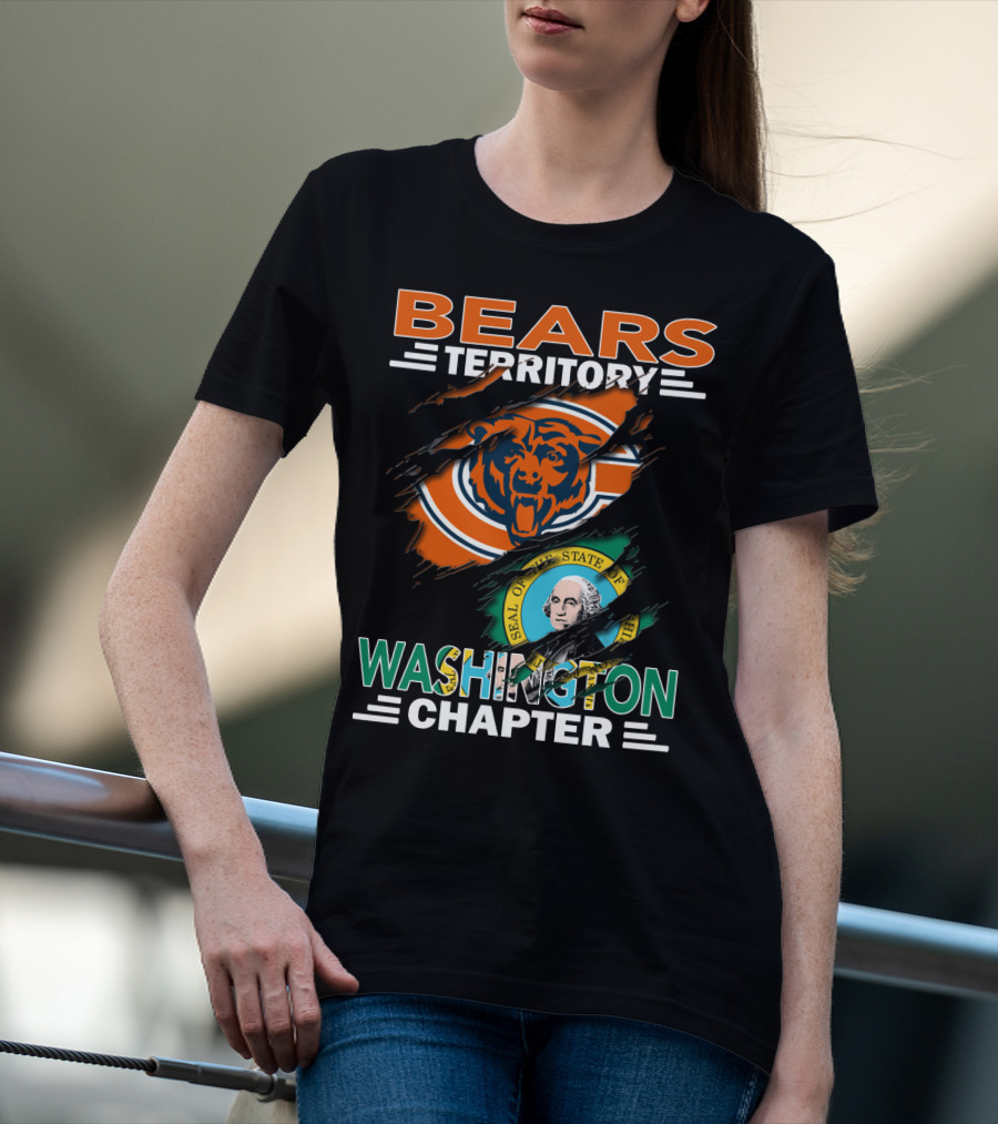 Bears Territory Washington Chapter State Seal T-Shirt