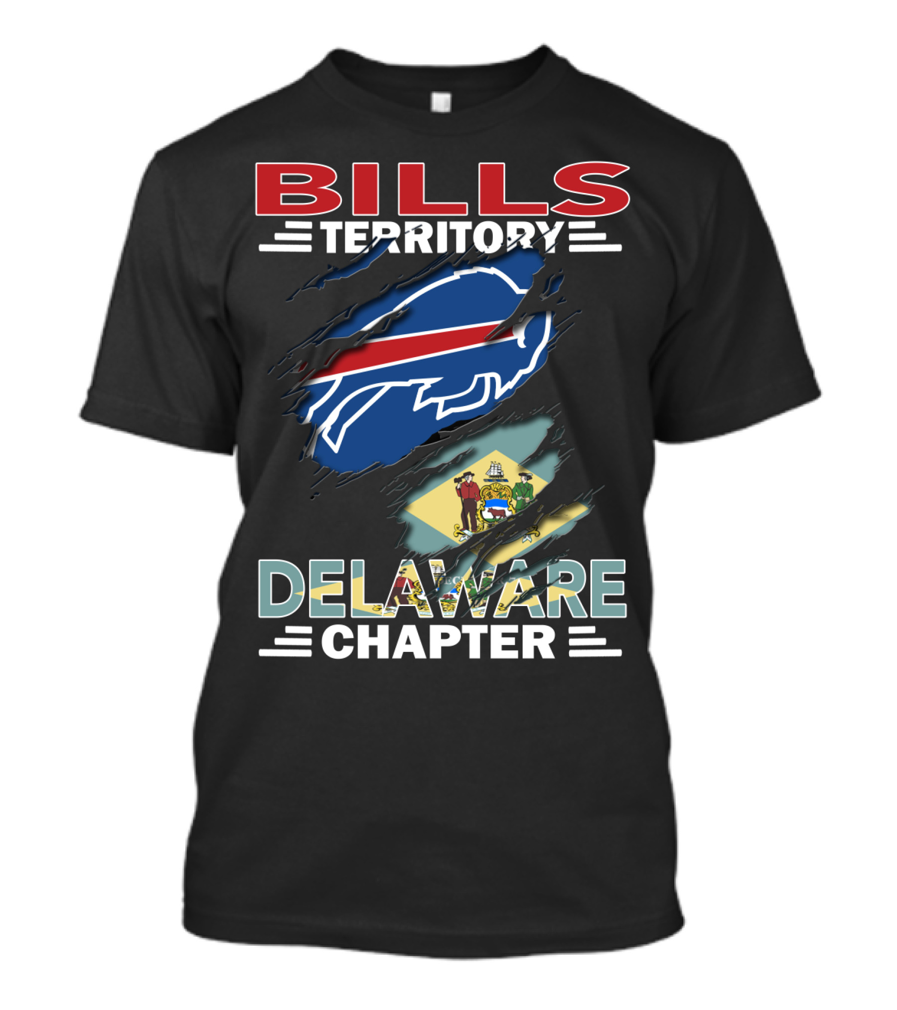 Bills Territory Delaware Chapter Buffalo Bills Fan Community T-Shirt
