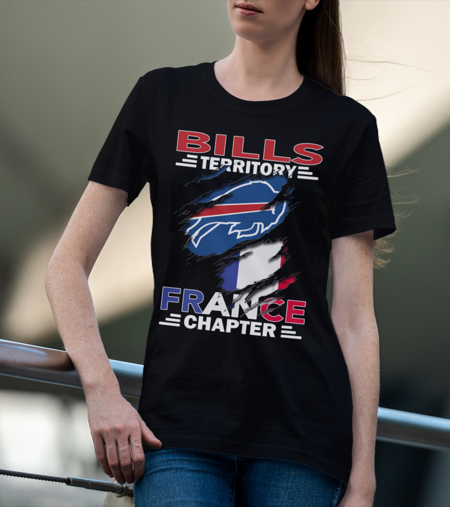 Bills Territory France Chapter Buffalo Football Fan Group T-Shirt